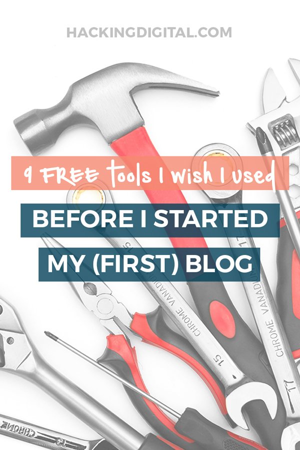 9 free blogging tools I wish I used when I started my first hosted WordPress blog via @HackingDigital